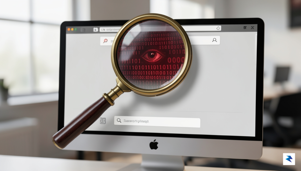 A digital illustration showing a magnifying glass hovering over a&hellip;