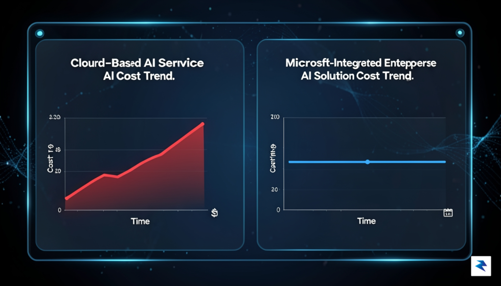 A conceptual illustration showing a digital dashboard displaying a rising&hellip;