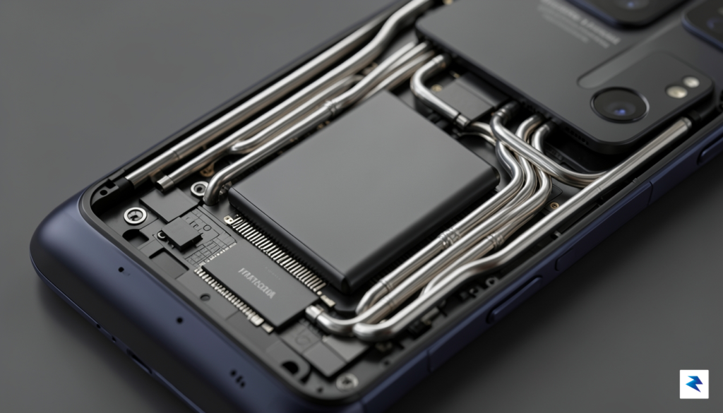 A detailed close-up shot of the Motorola Edge 70 Max…