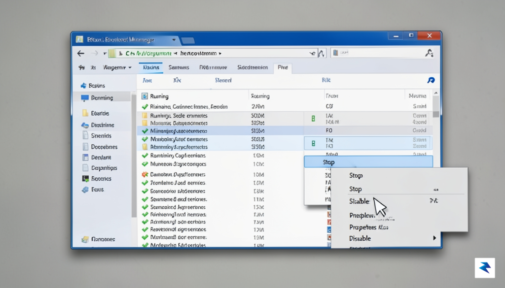 A close-up, high-resolution shot of a Windows Task Manager window&hellip;