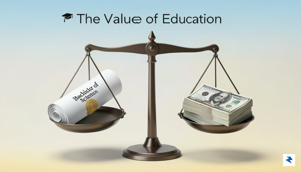 A professional infographic showing a balance scale weighing a student's&hellip;
