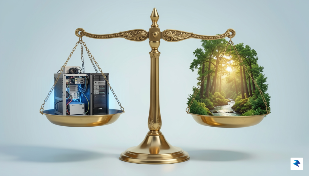Balancing Technological Advancement with Climate Goals