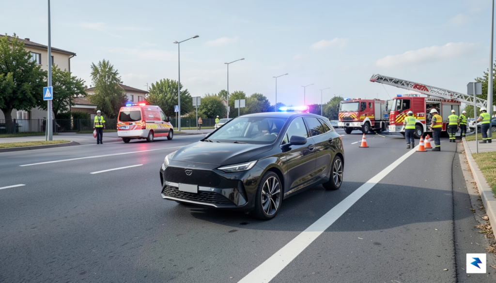 An autonomous vehicle safely pulling over to the side of&hellip;