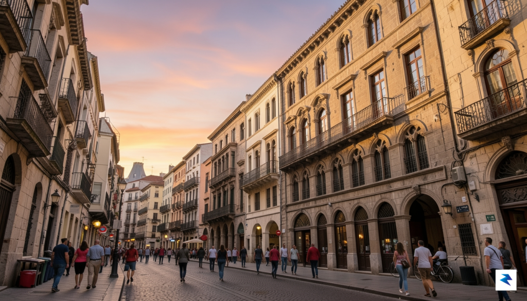 A wide-angle, cinematic shot of a sunset over the Gothic&hellip;