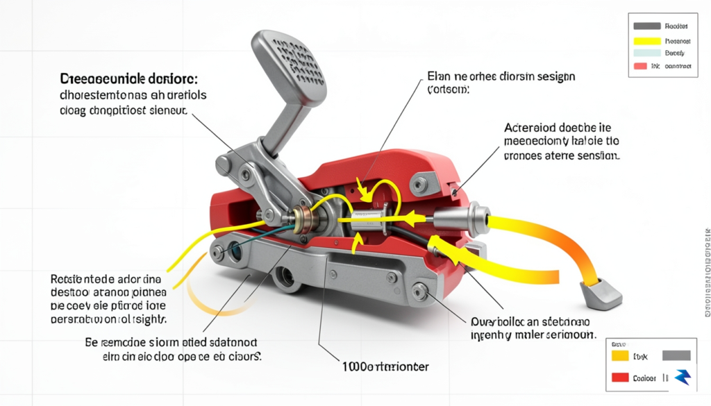 A detailed technical infographic showing a cross-section of a vehicle's…