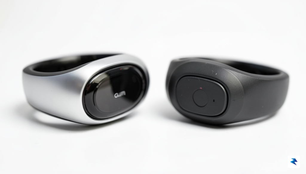 A close-up, high-resolution shot showing the underside of an Oura&hellip;