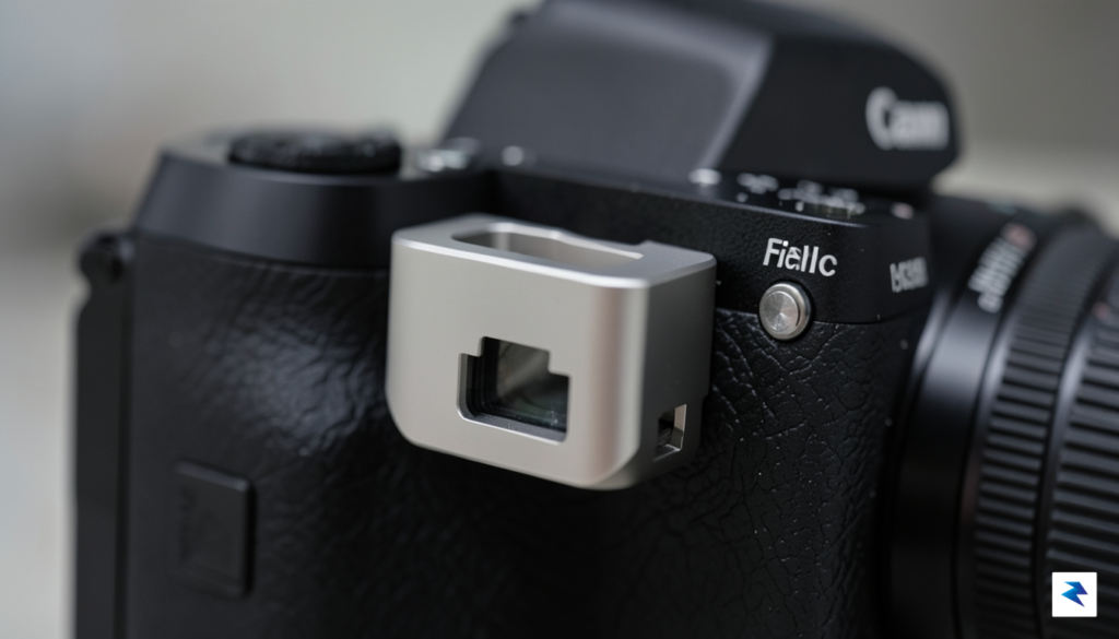 A close-up, high-resolution shot of the Peak Design Field Bracket…