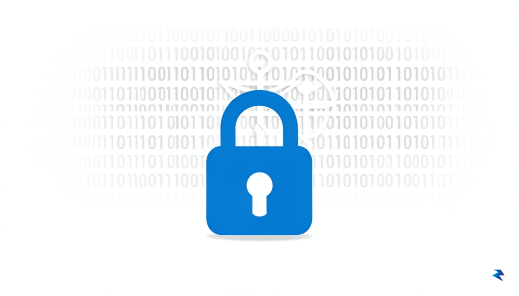 A clean, modern graphic showing a stylized lock icon protecting&hellip;