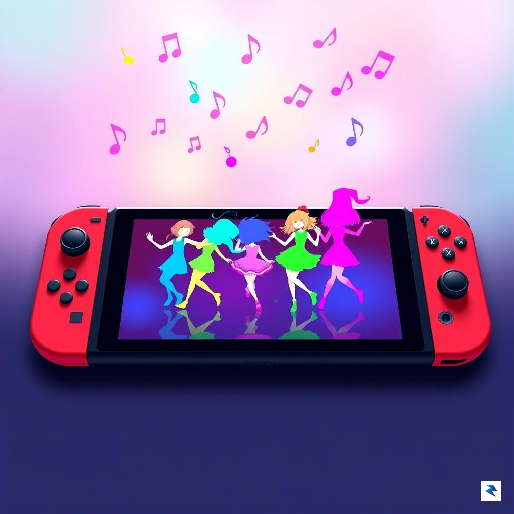 A vibrant, high-definition digital art piece featuring a colorful, minimalist…