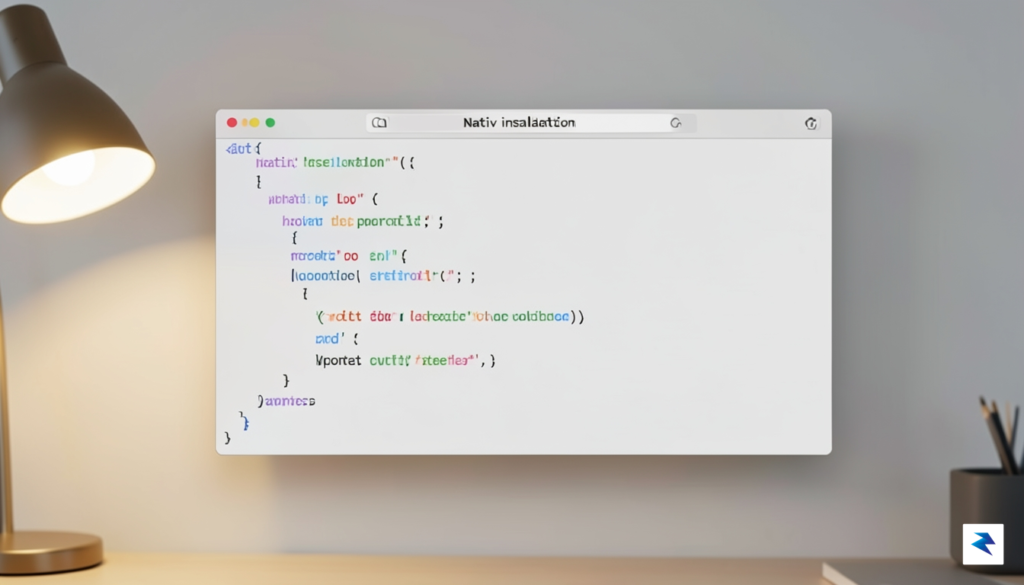 A sleek, minimalist terminal window open on a macOS desktop,…