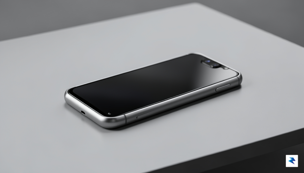 A conceptual, sleek render of a next-generation foldable smartphone with&hellip;