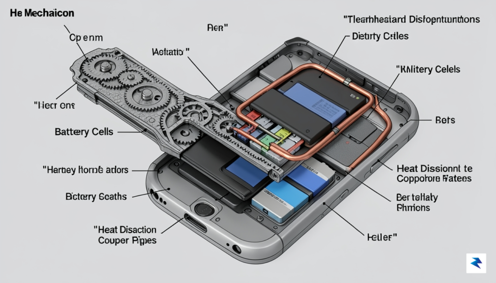 A detailed 3D technical schematic showing the complex layered internal&hellip;