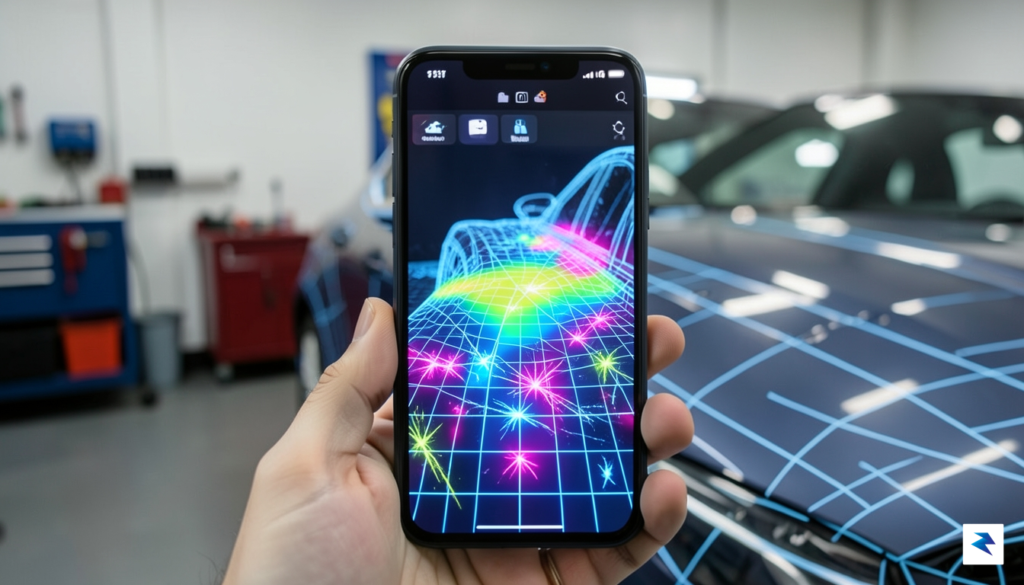 A close-up shot of a smartphone screen displaying a digital&hellip;