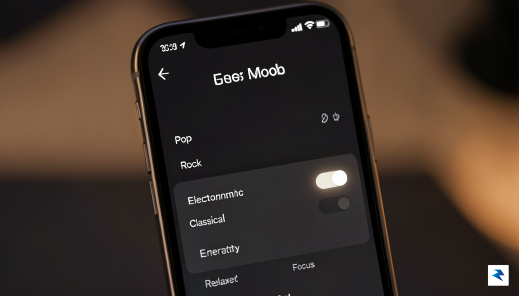 A close-up shot of a smartphone screen showing a sleek,&hellip;