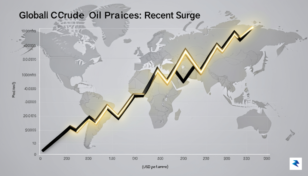 A digital data visualization showing a sharp upward spike in…
