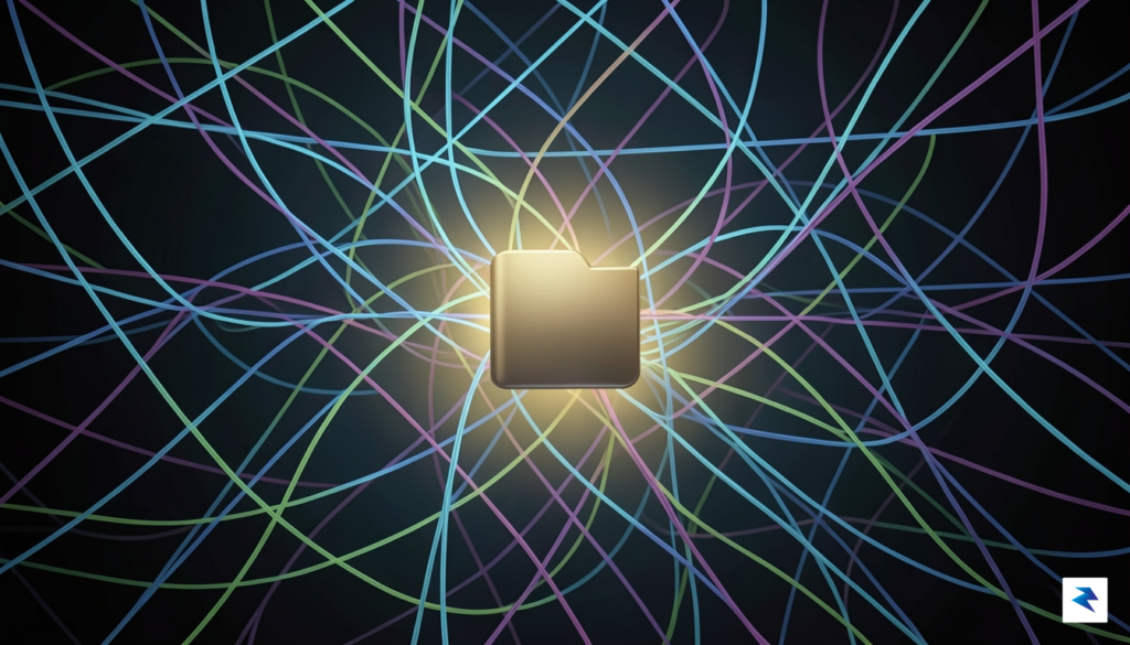 A conceptual digital illustration showing a complex network of financial&hellip;