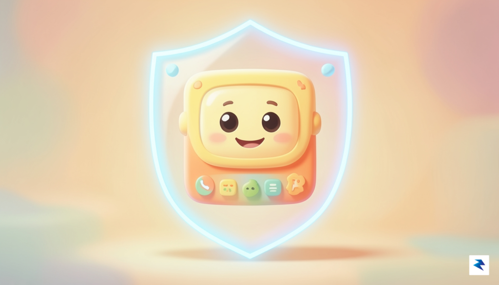 A conceptual digital illustration showing a glowing, transparent protective shield&hellip;