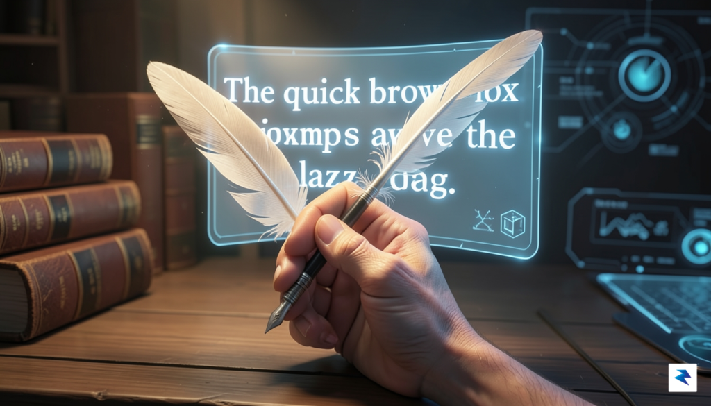 A conceptual digital illustration showing a human hand using a&hellip;