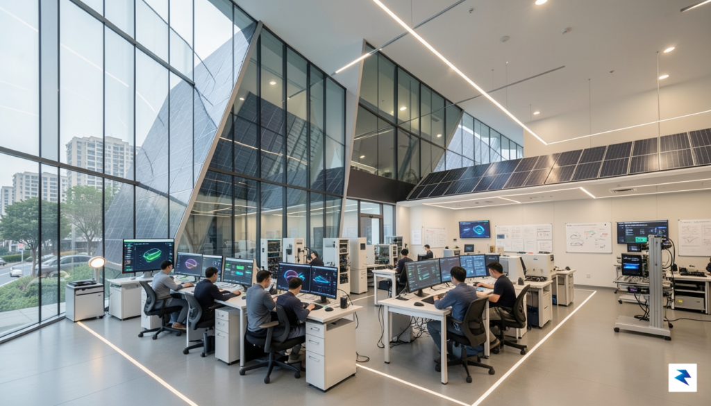 A modern, high-tech Volkswagen research and development facility in China&hellip;