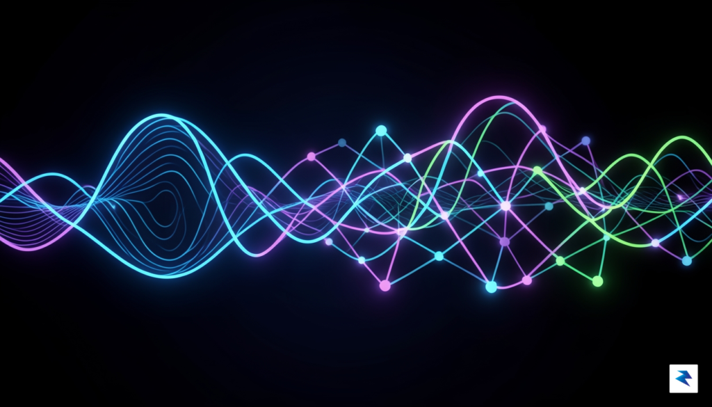 A stylized illustration depicting sound waves flowing seamlessly into and&hellip;