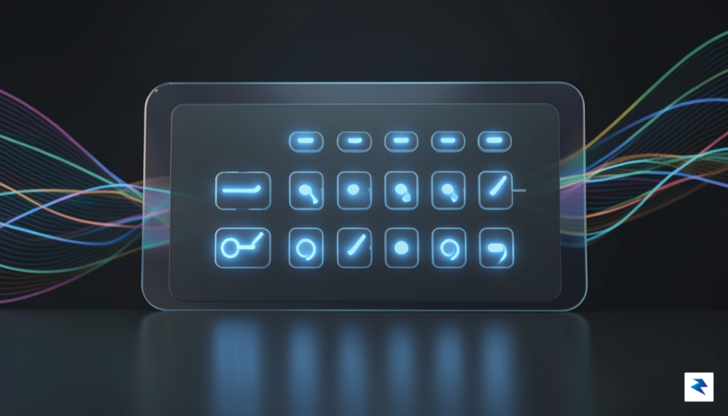 A digital security concept showing a clean, organized dashboard with&hellip;