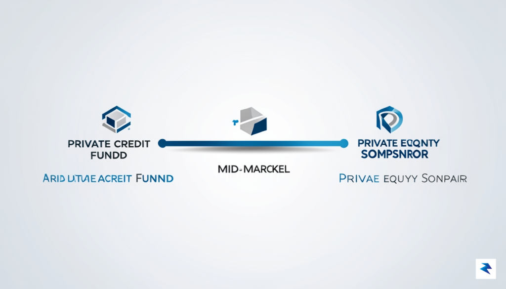 A professional graphic showing a direct connection between a private…
