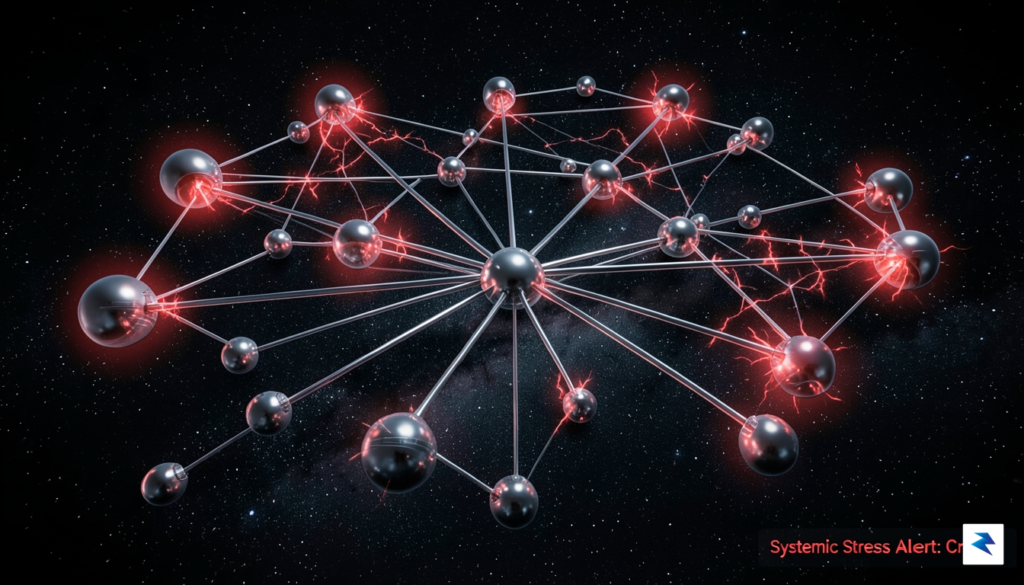 A conceptual digital visualization of a global financial network with&hellip;