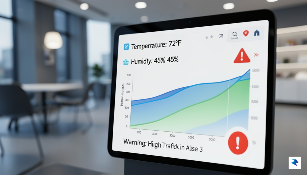 A close-up, high-definition photograph of a digital regulatory dashboard displaying&hellip;