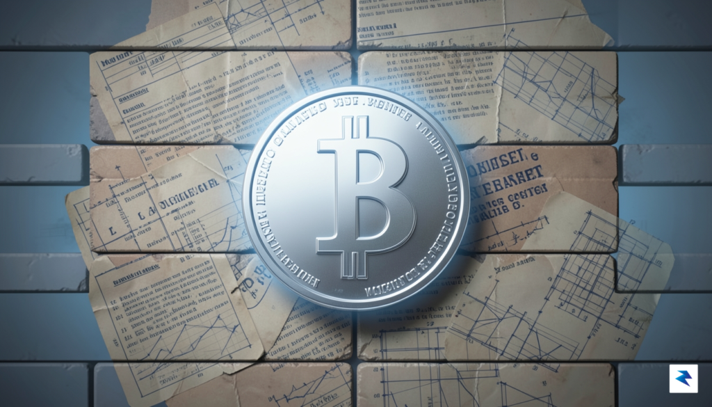 A conceptual illustration showing a digital dollar coin being blocked&hellip;
