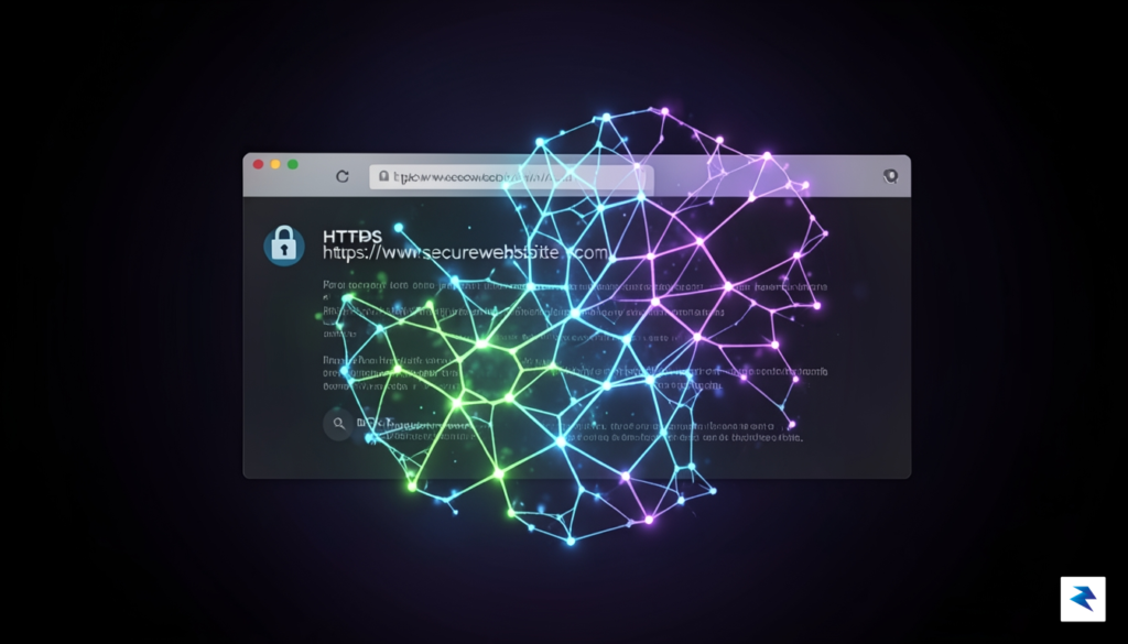 A conceptual digital art representation of a glowing neural network&hellip;