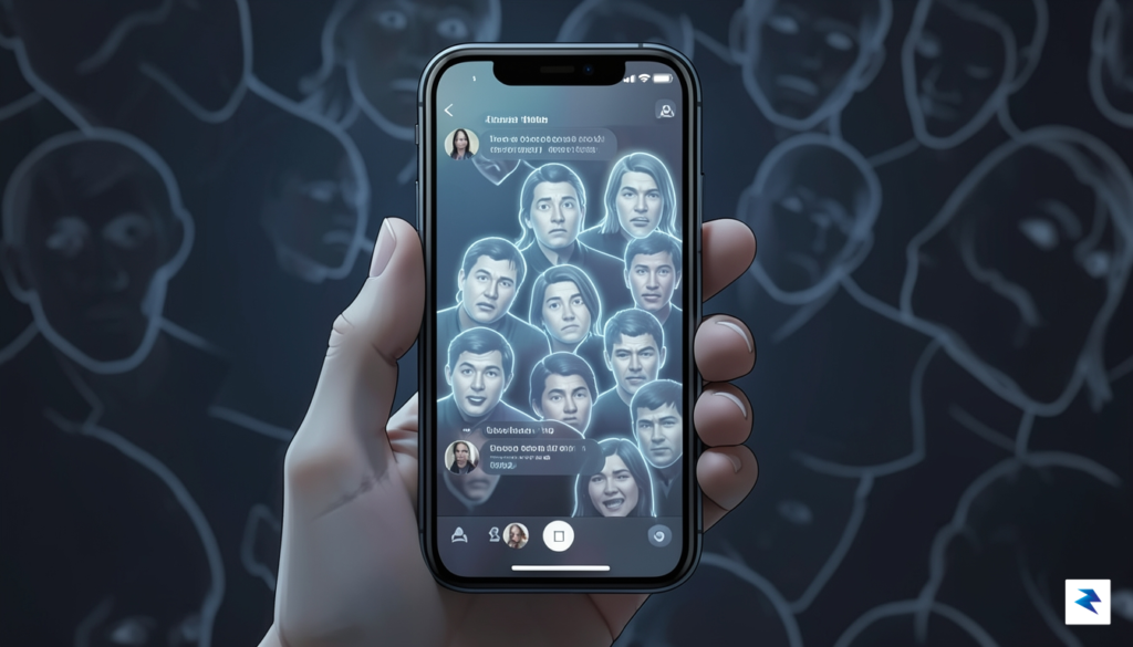 A digital illustration showing a user holding a smartphone, with&hellip;