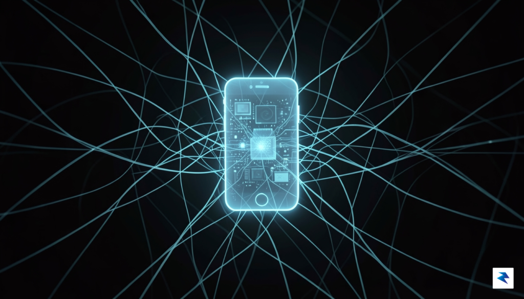A conceptual digital illustration showing a glowing, transparent silhouette of&hellip;