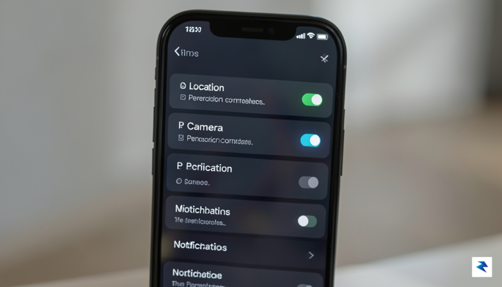 A close-up shot of a smartphone screen displaying a secure,&hellip;